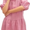 Women's Irina Half Sleeve Tiered Short Dress - Image 4