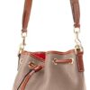 Handbag, Pebble Grain Drawstring - Image 2