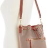 Handbag, Pebble Grain Drawstring - Image 4