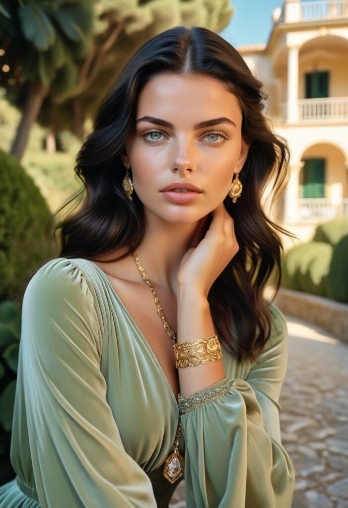 Fashion Ideas & Trends SS2024. Modern Femininity, Hyperfeminine, Fashion Accents. Romantic & Sensual Looks. Color Trends. Empoweing Women. Fashion Fiction. AI Lookbook.